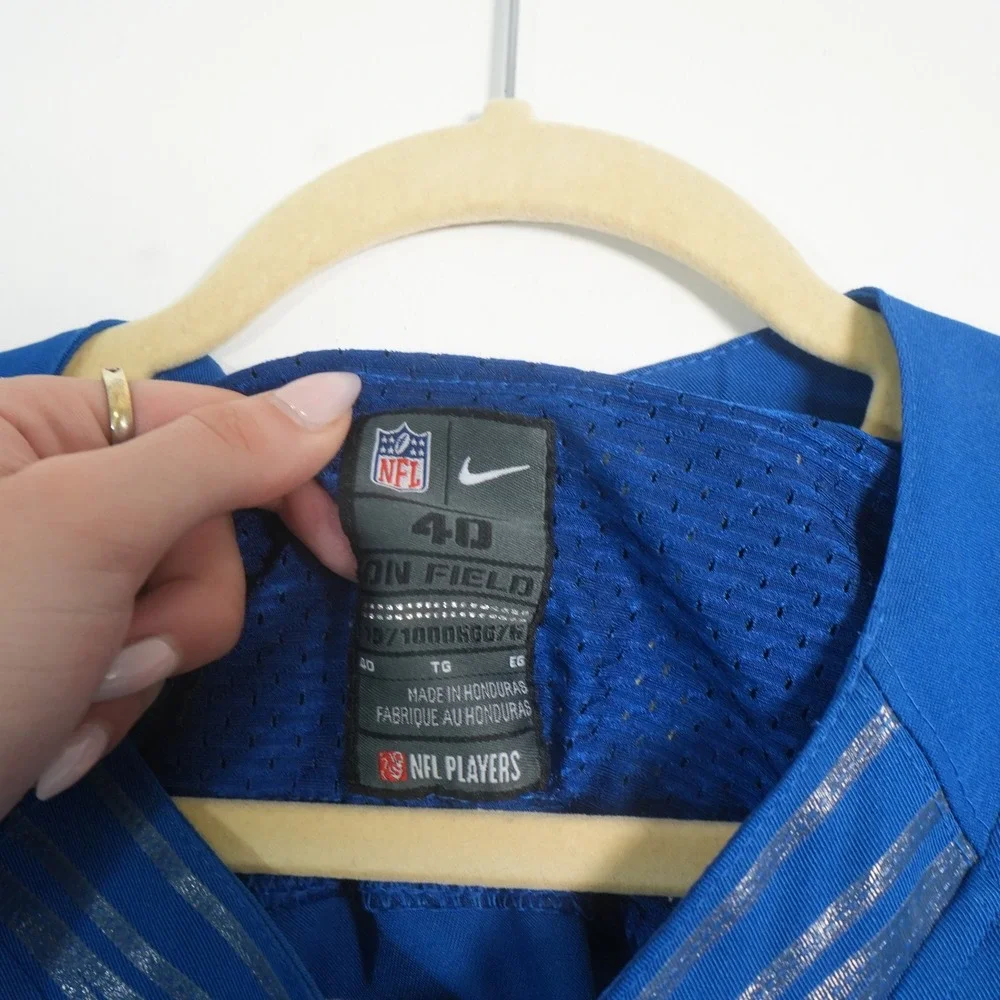 Nike Andrew Luck Indianapolis Colts Jersey Womens 40 Blue NFL‎ On Field 12